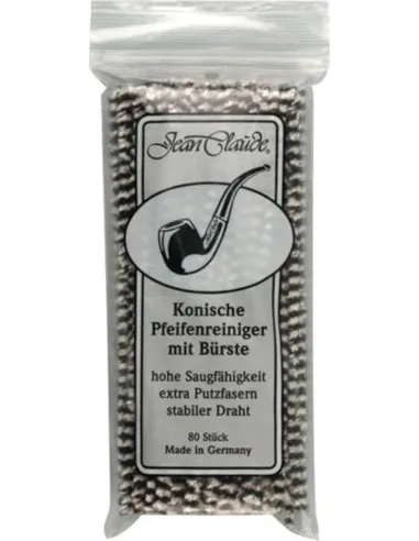 Ерши для трубок JEAN CLAUDE черно/белые абразивные 17 см (80 шт)