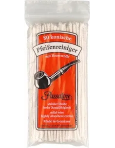 Ерши для трубок PASSATORE белые конические 17 см (80 шт)