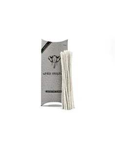 Ерши для трубок WHITE ELEPHANT белые конические 17.5см  (100 шт)