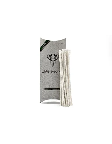 Ерши для трубок WHITE ELEPHANT белые конические 17.5см  (100 шт)