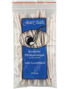 Ерши для трубок JEAN CLAUDE 15,5см белые конические(100 шт)