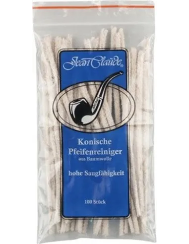 Ерши для трубок JEAN CLAUDE 15,5см белые конические(100 шт)