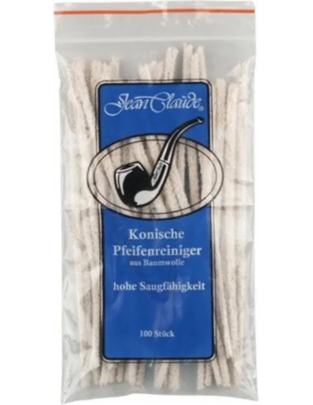 Ерши для трубок JEAN CLAUDE 15,5см белые конические(100 шт)