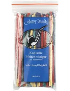 Ерши для трубок JEAN CLAUDE 15,5см цветные конические(100 шт)