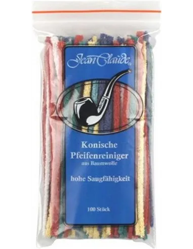 Ерши для трубок JEAN CLAUDE 15,5см цветные конические(100 шт)