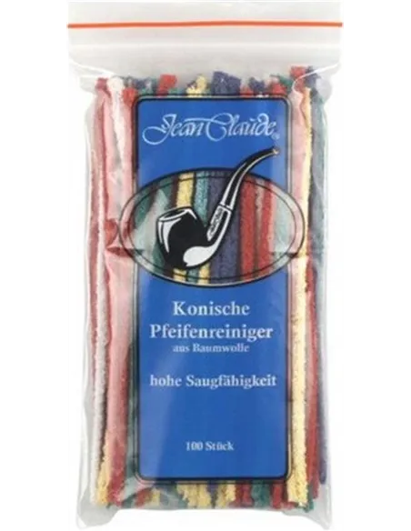 Ерши для трубок JEAN CLAUDE 15,5см цветные конические(100 шт)