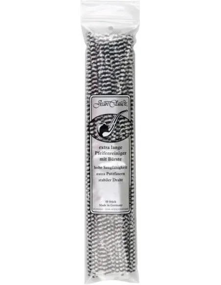 Ерши для трубок JEAN CLAUDE черно/белые конические 30 см (50 шт)