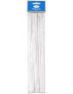 Ерши для трубок JEAN CLAUDE 30 см белые (25 шт)