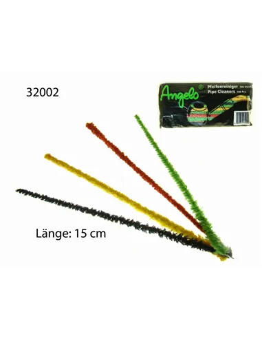 Ерши для трубок цветные Angelo 15см (100 шт)