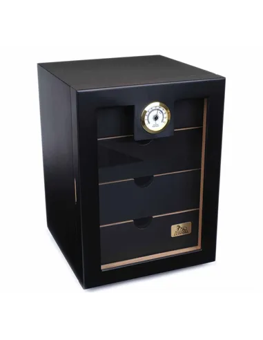 Хьюмидор-шкаф Lubinski на 130 сигар, Черный лак Q1000