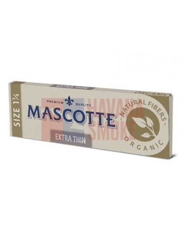Бумага самокруточная Mascotte Extra Thin Organic Size 1 1/4 - купить в интернет-магазине Havana Smoke
