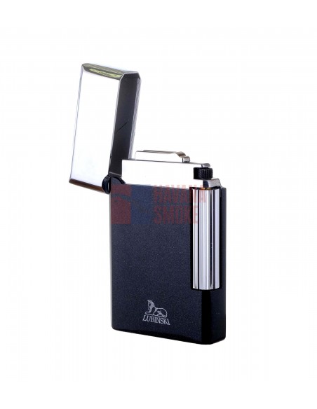 Зажигалка трубочная Lubinski Сполето, кремневая, черный металлик - купить в интернет-магазине Havana Smoke