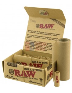 Сигаретная бумага RAW ROLLS MASTERPIECE рулон 3метра + 30 бум.фильтров  - купить в интернет-магазине Havana Smoke