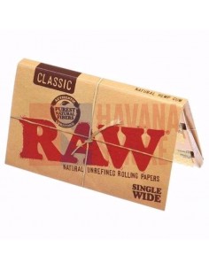 Сигаретная бумага RAW SINGLE WIDE DOUBLE (25пач х100лист)  - купить в интернет-магазине Havana Smoke