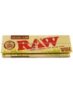 Сигаретная бумага RAW SINGLE WIDE ORGANIC (50пач х50лист)  - купить в интернет-магазине Havana Smoke