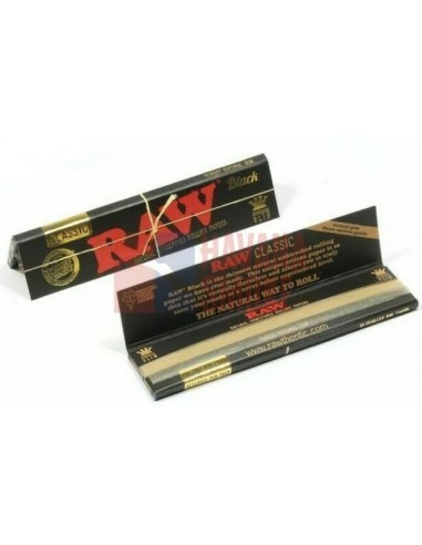 Сигаретная бумага RAW SLIM BLACK (50пач х32лист)  - купить в интернет-магазине Havana Smoke