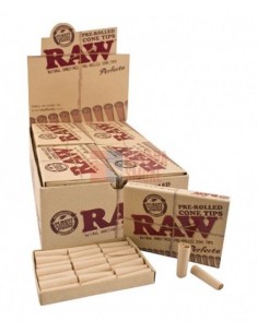Сигаретные фильтры RAW PREROLLED CONE TIPS бумажные конические (20пач x21шт) - купить в интернет-магазине Havana Smoke