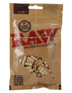 Сигаретные фильтры RAW SLIM CELLULOSE (30пач х200шт) - купить в интернет-магазине Havana Smoke
