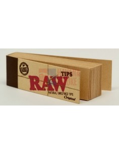 Сигаретные фильтры RAW TIPS бумажные 58х17мм (50пач x50 листов) - купить в интернет-магазине Havana Smoke