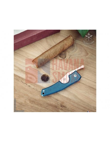 Сигарный нож Le Petit Blue Micarta - купить в интернет-магазине Havana Smoke