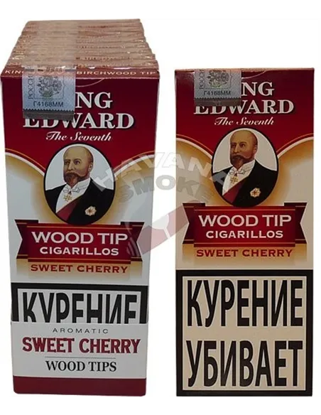 Сигариллы King Edward Sweet Cherry Wood Tip Cigarillos