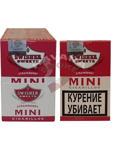 Сигариллы Swisher Sweets Strawberry Mini Cigarillos