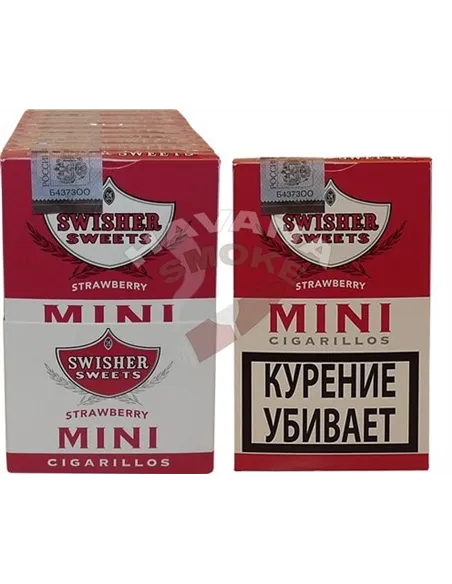 Сигариллы Swisher Sweets Strawberry Mini Cigarillos