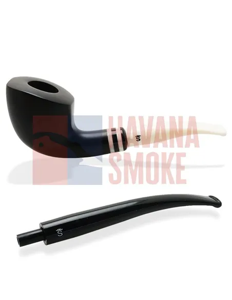 Курительная трубка  STANWELL BLACK&WHITE Black Mat 409