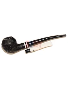 Курительная трубка  STANWELL BLACK&WHITE Black Sand/Mat Black Top 401