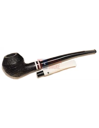 Курительная трубка  STANWELL BLACK&WHITE Black Sand/Mat Black Top 401