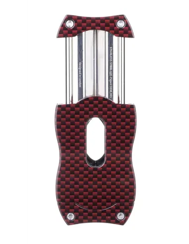 Гильотина Colibri V-cut, красный карбон CU300T22