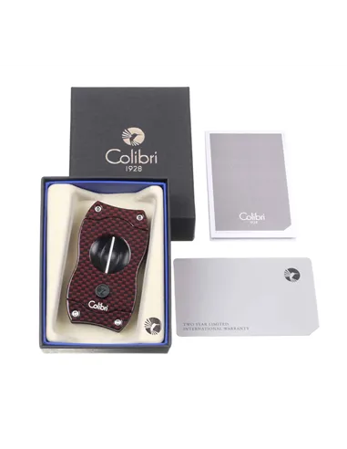Гильотина Colibri V-cut, красный карбон CU300T22