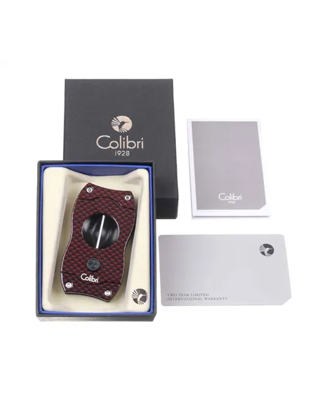 Гильотина Colibri V-cut, красный карбон CU300T22