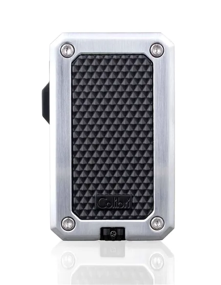 Зажигалка сигарная Colibri Rally, черная-хром-LI360T2