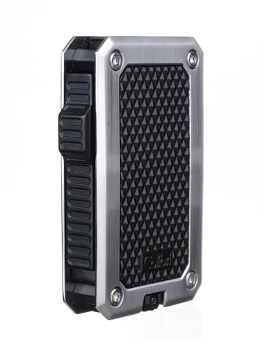 Зажигалка сигарная Colibri Rally, черная-хром-LI360T2