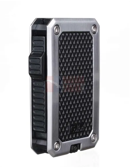 Зажигалка сигарная Colibri Rally, черная-хром-LI360T2