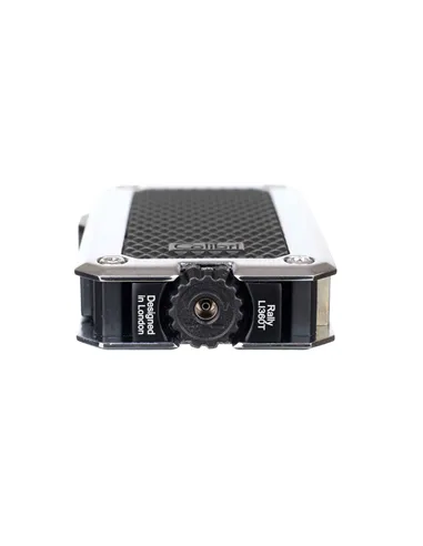 Зажигалка сигарная Colibri Rally, черная-хром-LI360T2