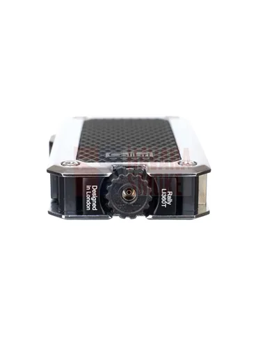 Зажигалка сигарная Colibri Rally, черная-хром-LI360T2