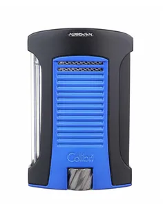 Зажигалка сигарная Colibri Daytona, черно-синяя-LI770T13