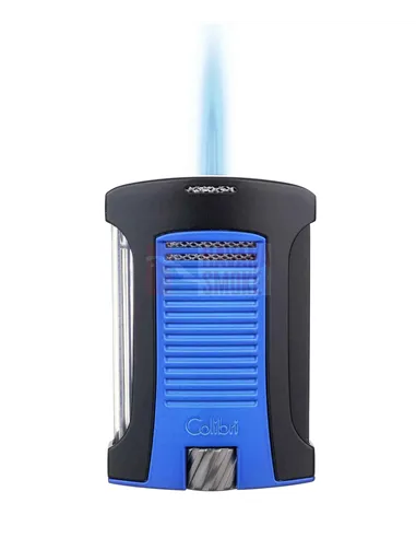 Зажигалка сигарная Colibri Daytona, черно-синяя-LI770T13