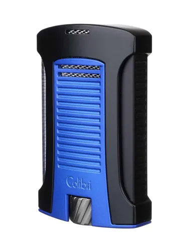 Зажигалка сигарная Colibri Daytona, черно-синяя-LI770T13