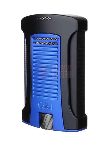 Зажигалка сигарная Colibri Daytona, черно-синяя-LI770T13