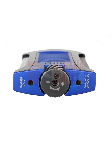 Зажигалка сигарная Colibri Daytona, черно-синяя-LI770T13