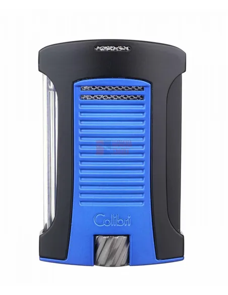 Зажигалка сигарная Colibri Daytona, черно-синяя-LI770T13