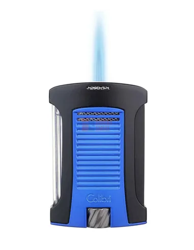 Зажигалка сигарная Colibri Daytona, черно-синяя-LI770T13