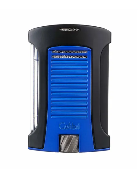 Зажигалка сигарная Colibri Daytona, черно-синяя-LI770T13