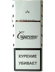 Сигареты Cigaronne Super Slims Black