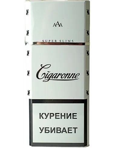 Сигареты Cigaronne Super Slims Black