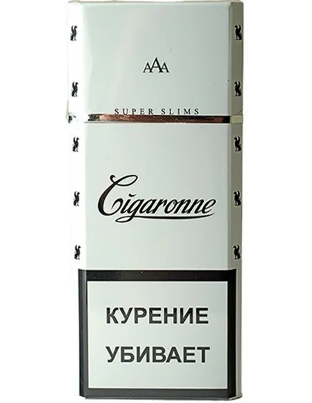 Сигареты Cigaronne Super Slims Black
