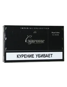 Сигареты Cigaronne Black Royal Slims XL Filter (блок)